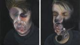 Francis Bacon, Two Studies for Self-Portrait (1977)